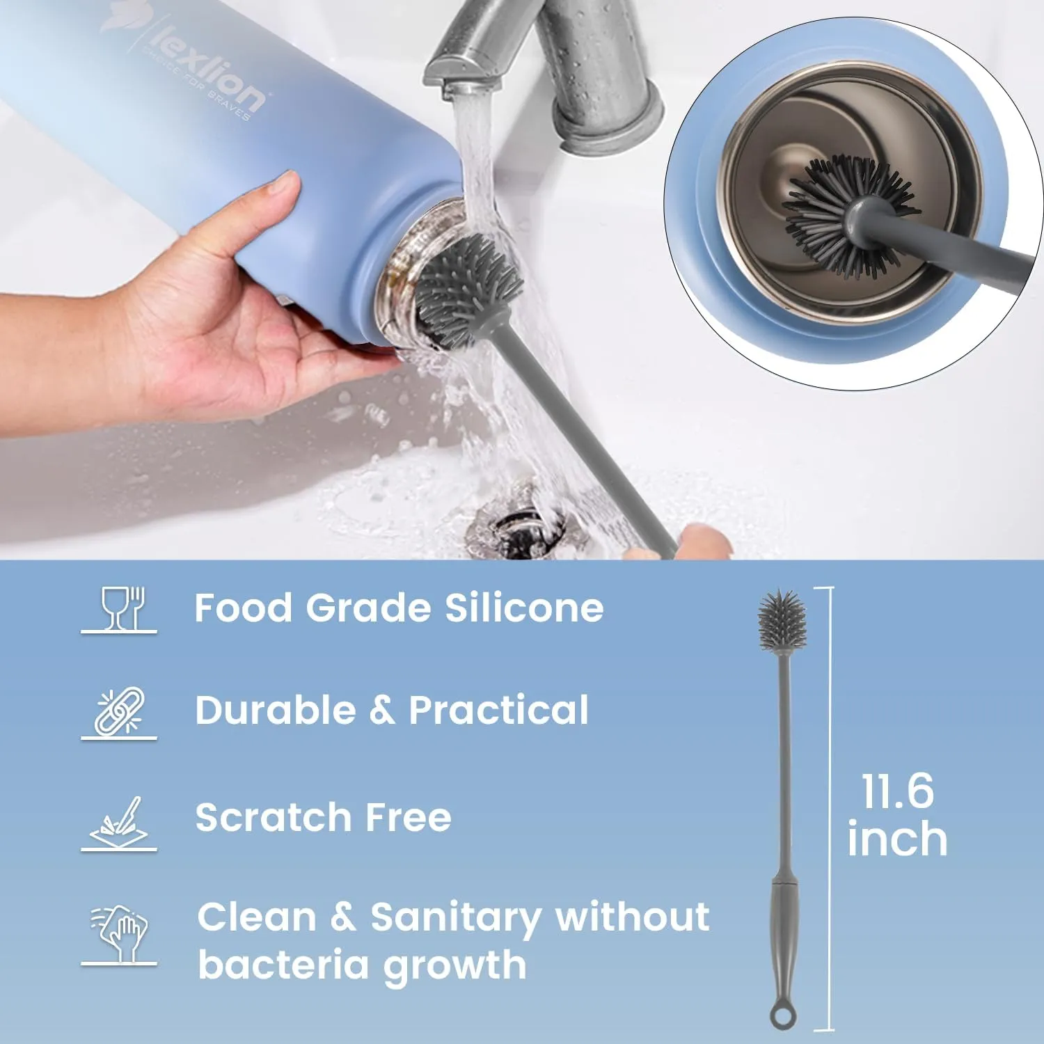 32 Oz Triple Walled Insulated Stainless Steel Fruit Infuser Bottle - Tea Infuser Water Bottle with 3 Lids, Silicone Sleeve, Leakproof, Metal Mug Gallon