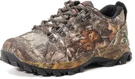 8 Fans Men's Waterproof Trekking Hiking Shoes,Lightweight Camo Walking Hunting Sneakers with Memory Foam Insole for Men&Women