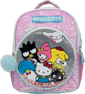 AI ACCESSORY INNOVATIONS Hello Kitty & Friends Girls Backpack, Sanrio Kawaii Book Bag, Flip Sequin 16?? School Bag