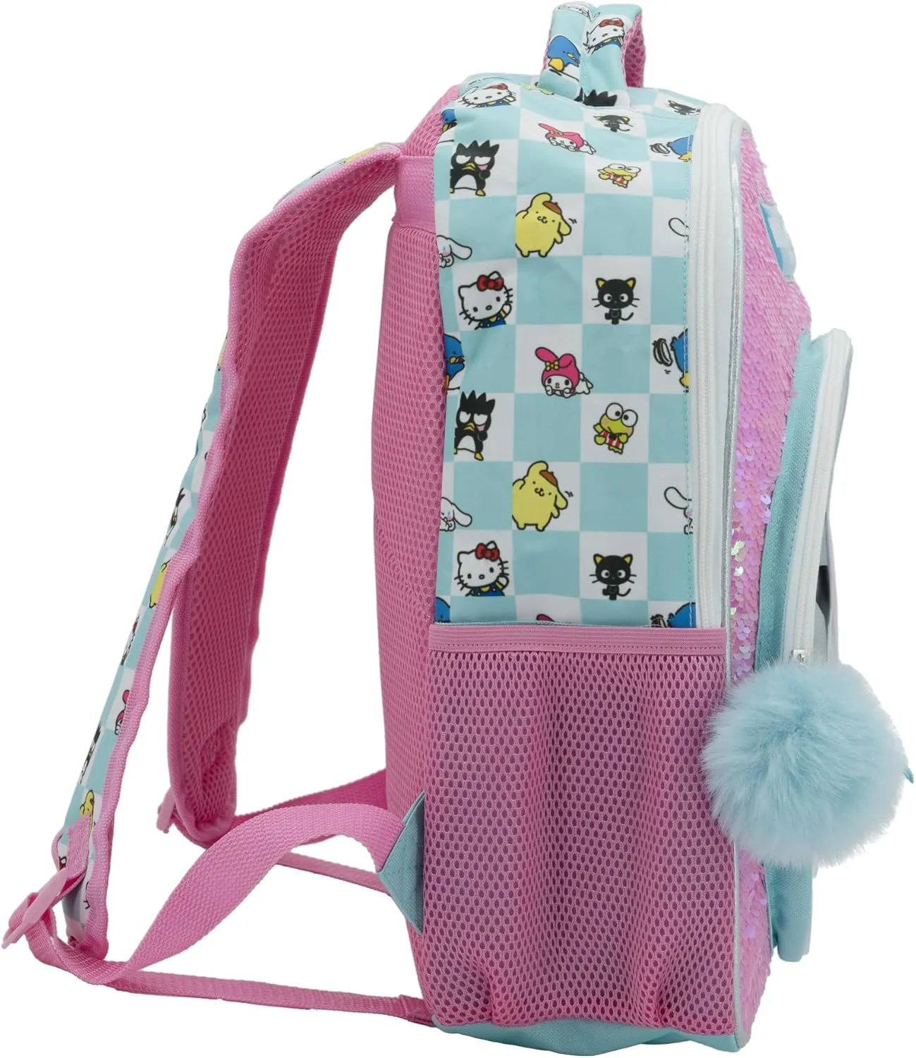 AI ACCESSORY INNOVATIONS Hello Kitty & Friends Girls Backpack, Sanrio Kawaii Book Bag, Flip Sequin 16?? School Bag