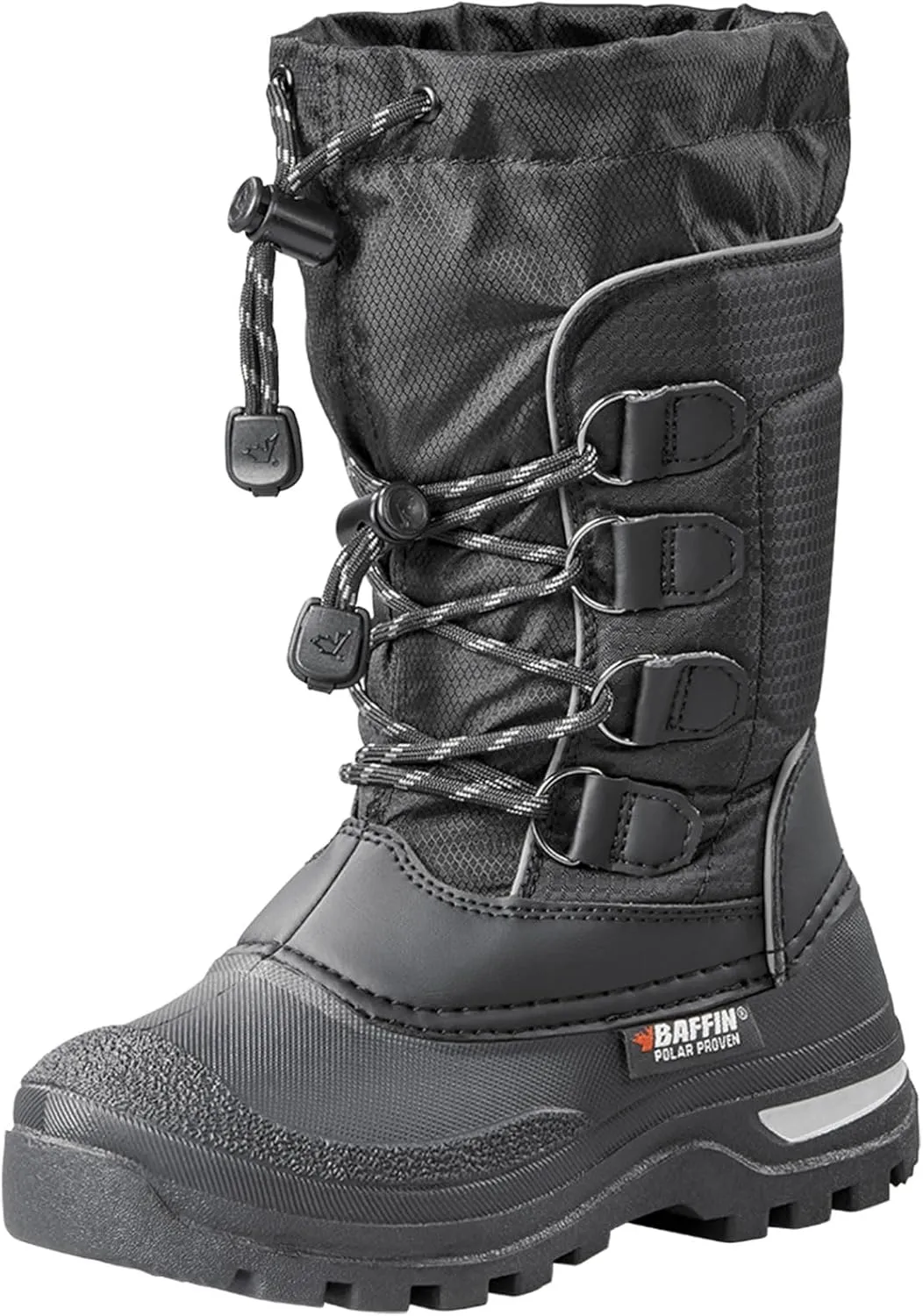 Baffin Unisex Kids' PINETREE Waterproof Insulated Mid-Calf Winter Boots w/Comfort-Fit Inner Boot System & Arctic Rubber Base