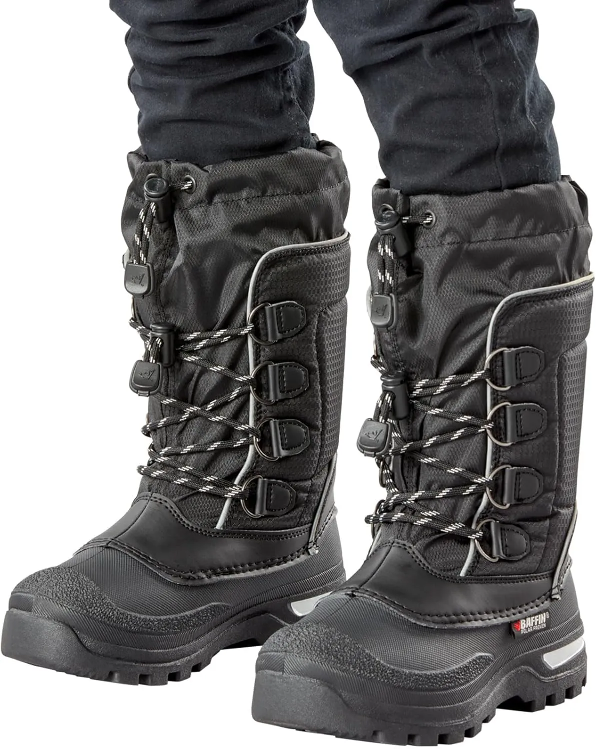 Baffin Unisex Kids' PINETREE Waterproof Insulated Mid-Calf Winter Boots w/Comfort-Fit Inner Boot System & Arctic Rubber Base