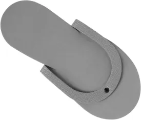 ForPro Professional Collection Comfy Pedi Slippers, Disposable Foam Pedicure Slippers for Nail Salons and Spas, Individually-Wrapped, 12-Pair