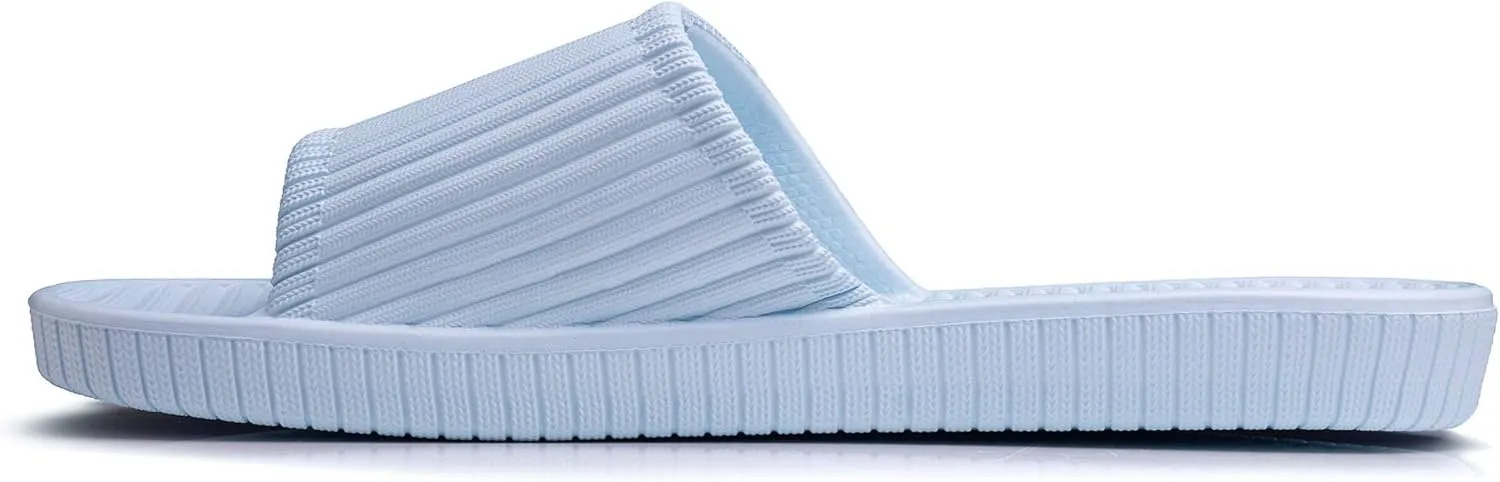 Happy Lily Shower Shoes, Women & Men??s Shower Slippers, Slides Sandals Pool Slides House Slippers Non-Slip Indoor Bathroom Shoes Beach Sandals