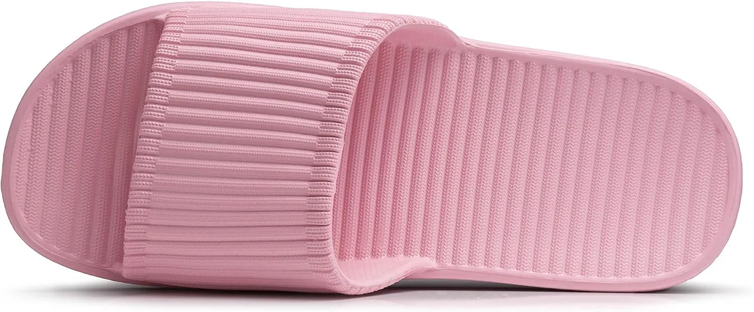Happy Lily Shower Shoes, Women & Men??s Shower Slippers, Slides Sandals Pool Slides House Slippers Non-Slip Indoor Bathroom Shoes Beach Sandals