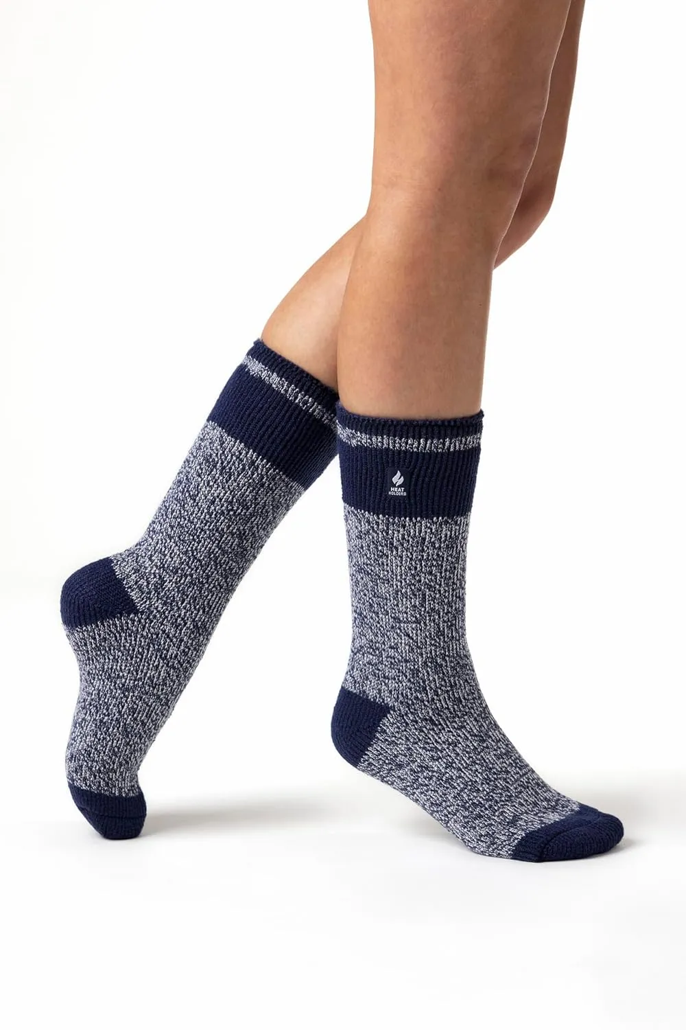 HEAT HOLDERS Womens Fleece Insulated Thermal Socks | Fuzzy Boot Socks for Winter