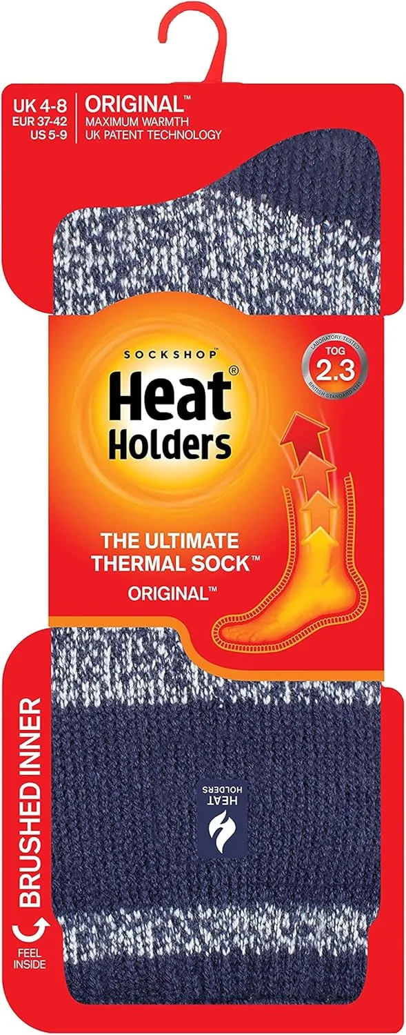 HEAT HOLDERS Womens Fleece Insulated Thermal Socks | Fuzzy Boot Socks for Winter