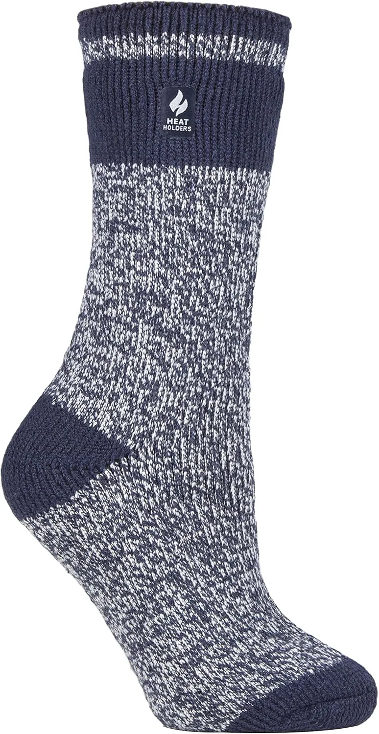 HEAT HOLDERS Womens Fleece Insulated Thermal Socks | Fuzzy Boot Socks for Winter