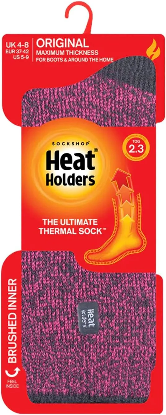 HEAT HOLDERS - Women's Original Ultimate Thermal Socks, One size 5-9 us