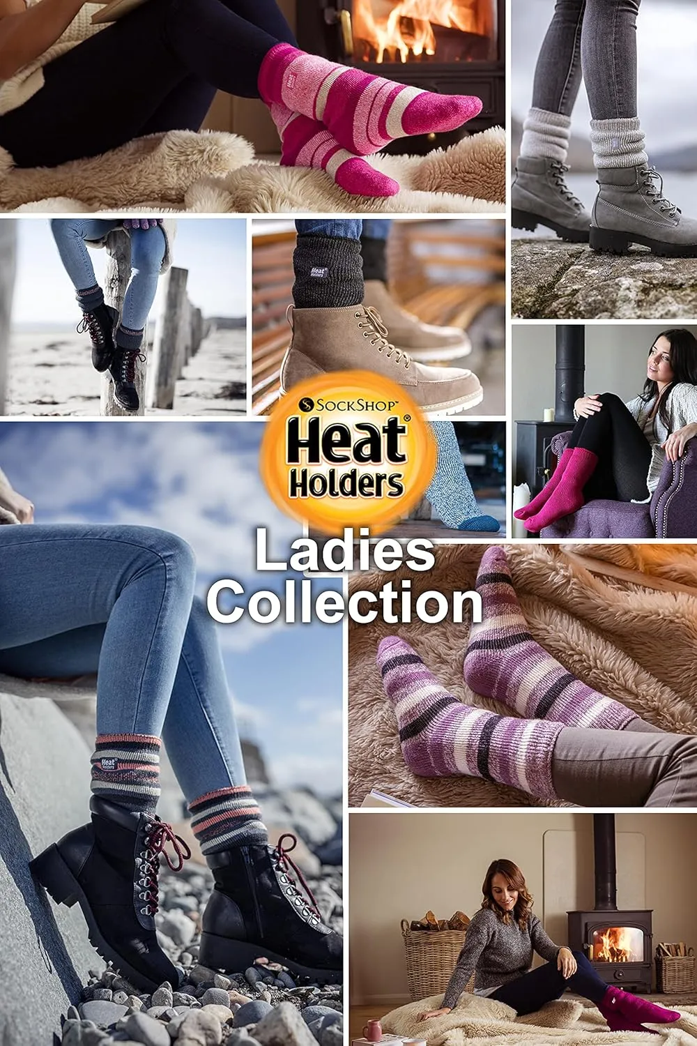 HEAT HOLDERS - Women's Original Ultimate Thermal Socks, One size 5-9 us