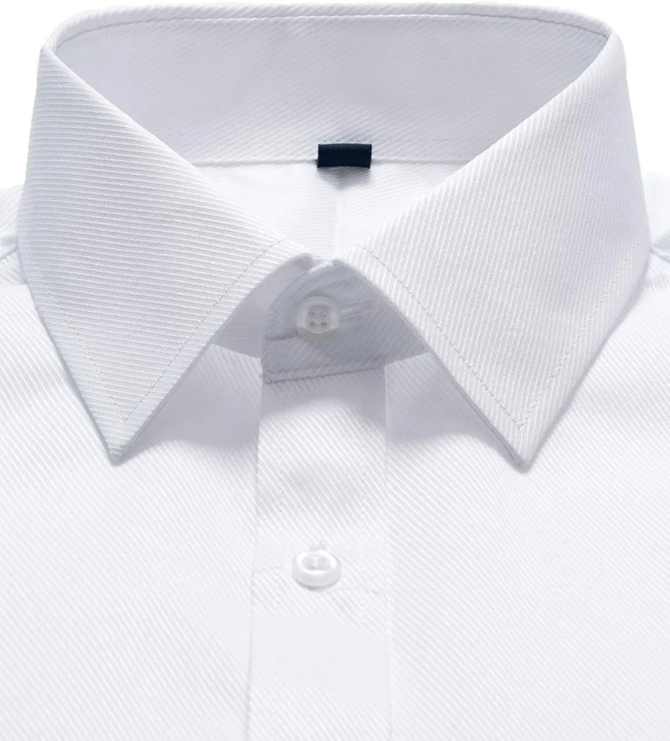 J.VER Men's French Cuff Dress Shirts Regular Fit Long Sleeve Spread Collar Metal Cufflink