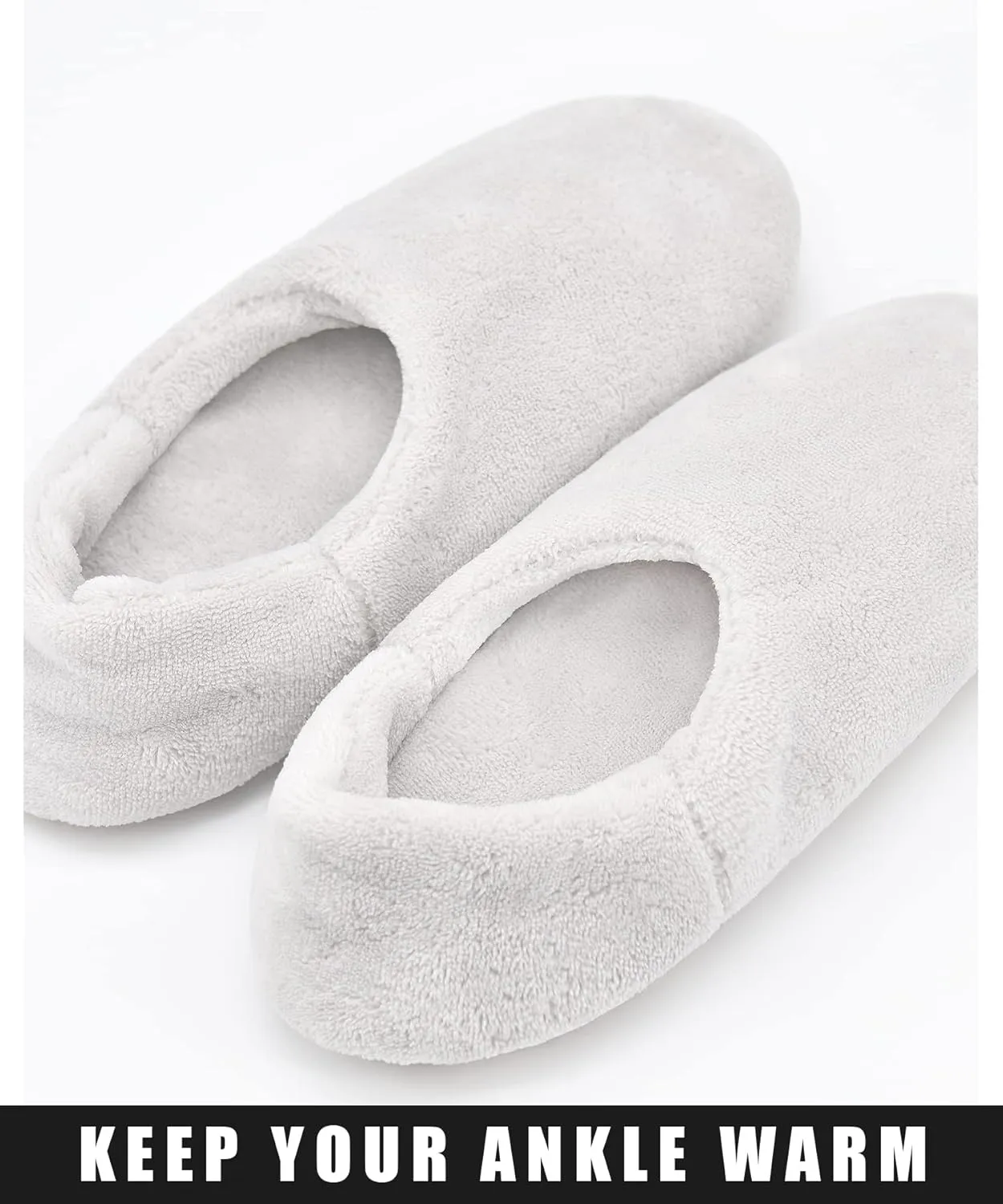 Keyela Unisex-adults Slipper Socks with Grippers Fuzzy House Slippers for Men's and Women's Indoor Winter Warm Fleece Lined Sock Slippers