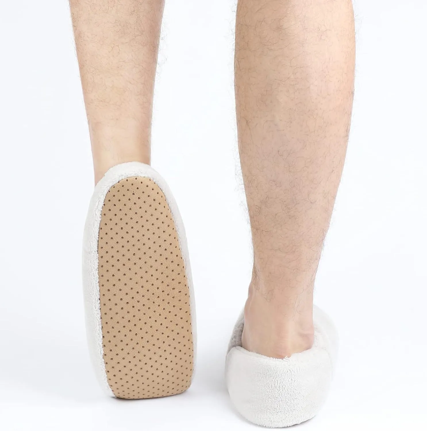 Keyela Unisex-adults Slipper Socks with Grippers Fuzzy House Slippers for Men's and Women's Indoor Winter Warm Fleece Lined Sock Slippers
