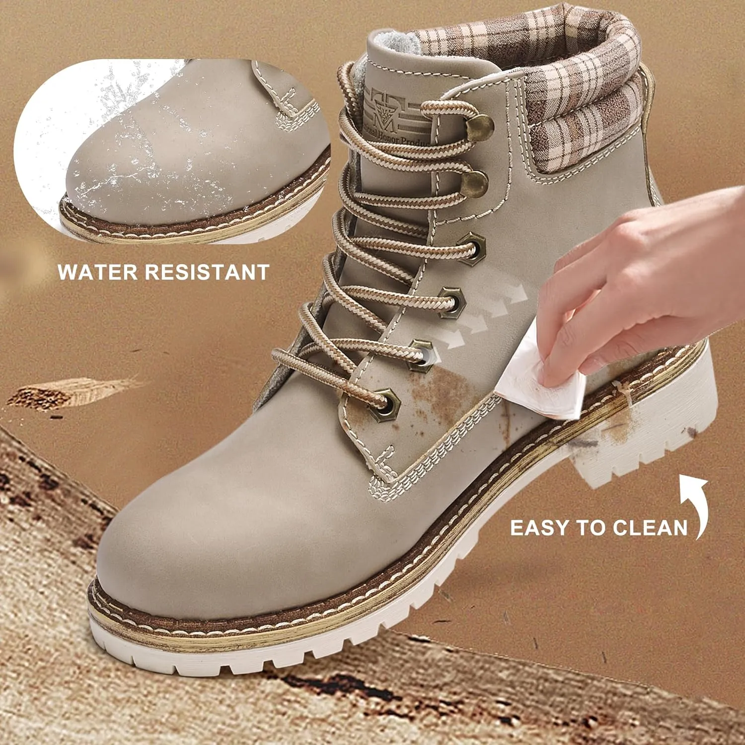 Kkyc Womens Hiking Boots Outdoor Non Slip Casual Boot