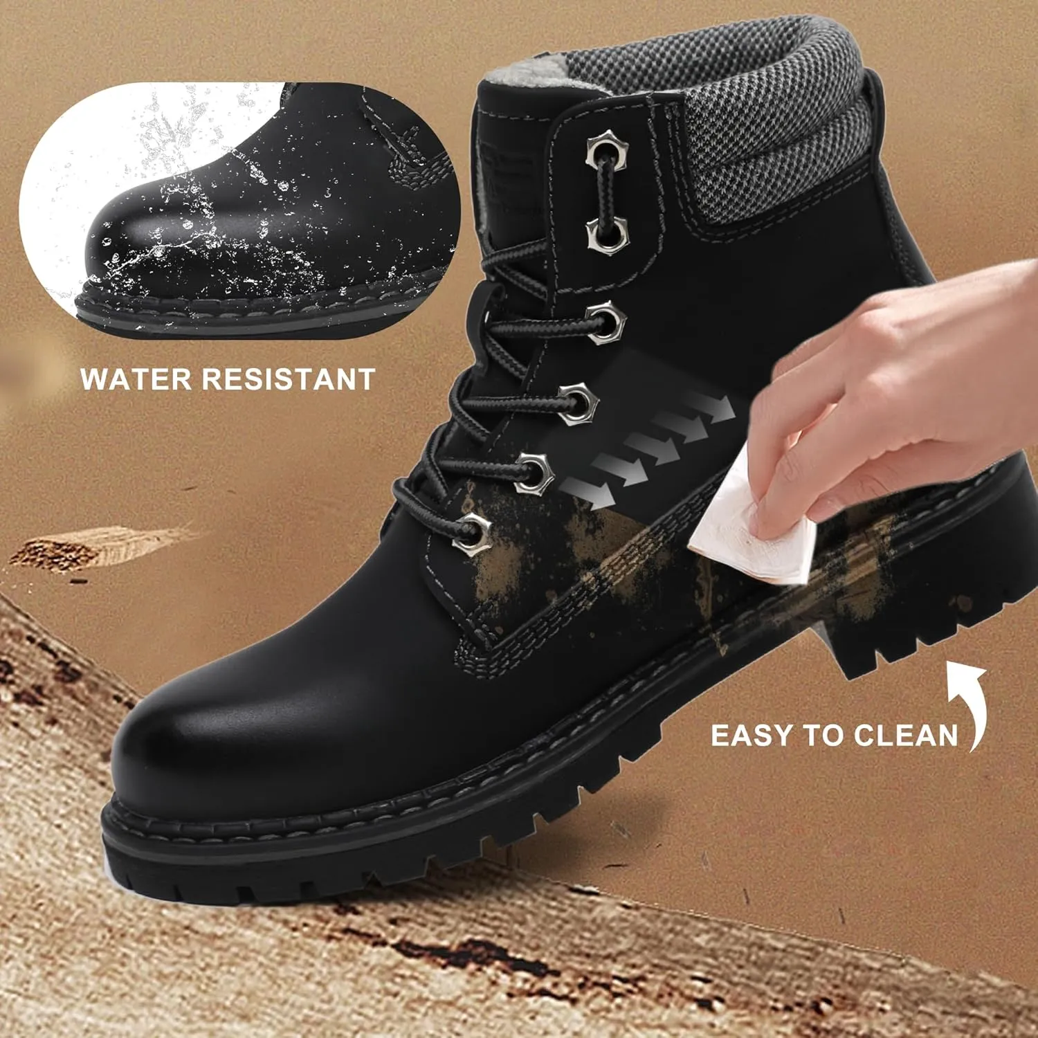 Kkyc Womens Hiking Boots Outdoor Non Slip Casual Boot