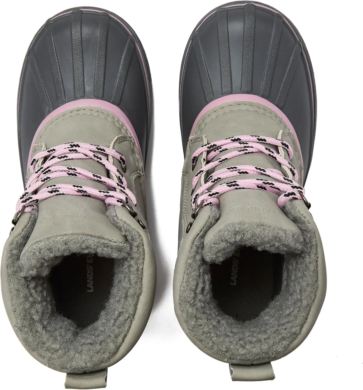 Lands' End Wynn Snow Boots for Kids - Insulated Waterproof Winter Snow Duck Boots for Boys and Girls - Little Kid and Big Kid Size 1 to 7 - Boys and Girls Snow Boots