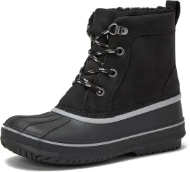 Lands' End Wynn Snow Boots for Kids - Insulated Waterproof Winter Snow Duck Boots for Boys and Girls - Little Kid and Big Kid Size 1 to 7 - Boys and Girls Snow Boots