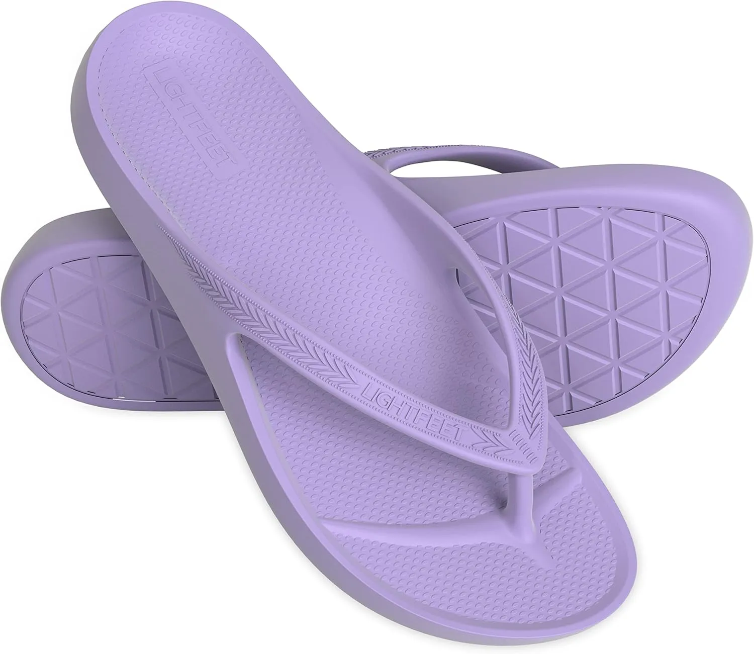 LightFeet Arch Support Flip Flops  Australian Podiatrists Designed FlipFlops for Women & Men Prevent Tired Aching Legs | Unisex Orthotic Plantar Fasciitis Flip Flops Made From Recycled Materials