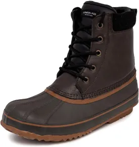 LONDON FOG Mens Ashford Waterproof and Insulated Duck Boot