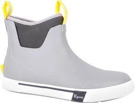Men's Deck Boots Waterproof Ankle Rubber Rain Boots High-Performance Saltwater Fishing Booties