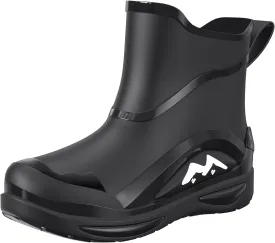 Men's rain boots,Ankle rubber boots for men Waterproof garden boots for men,Non-slip fishing boots,Water boots for men women