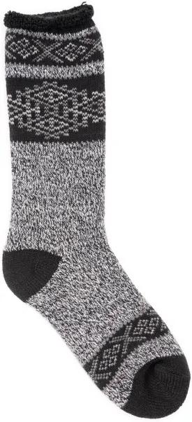 MUK LUKS Men's 1pk Heat Retainer Sock