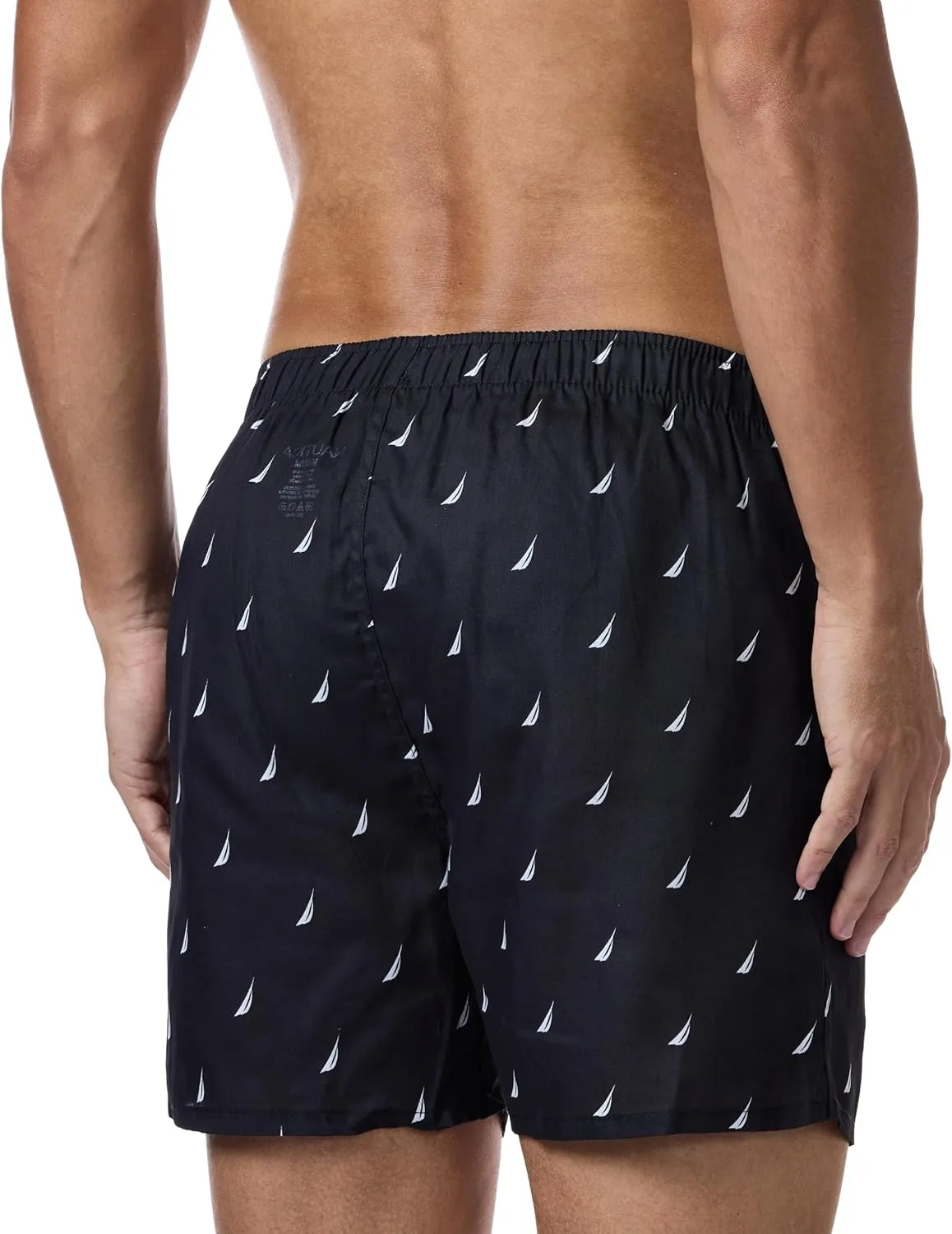 Nautica Men's Cotton Woven 3 Pack Boxer