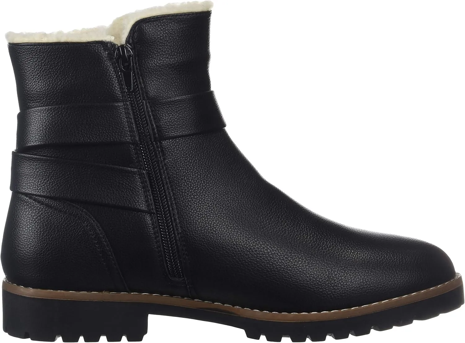 Nautica Women's Winter Boots - Ladies Faux Fur Lined Mid Calf Zipper Snow Riding Shoes
