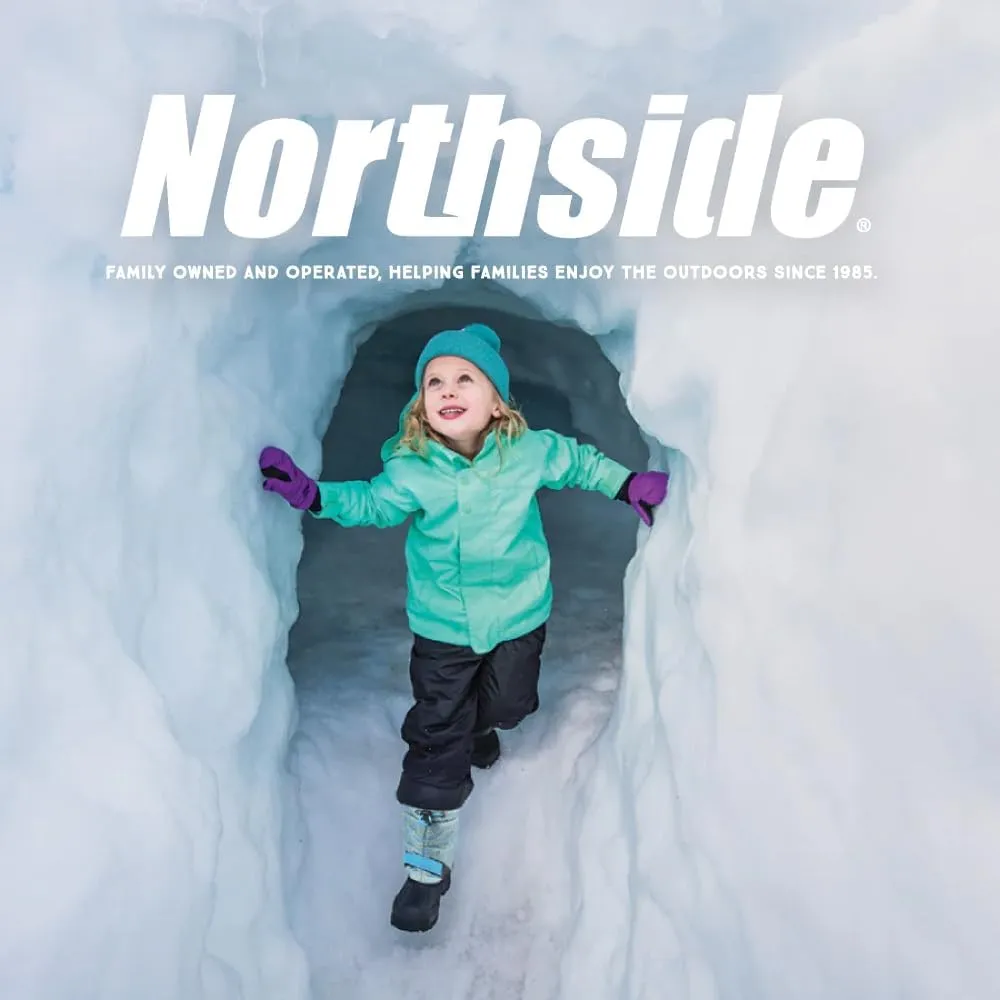 Northside Frosty Insulated Winter Snow Boots for Girls and Boys with Rugged, Water Resistant Nylon Upper, Quick-Drying Lining, Removable EVA Insole, and Durable TPR Outsole