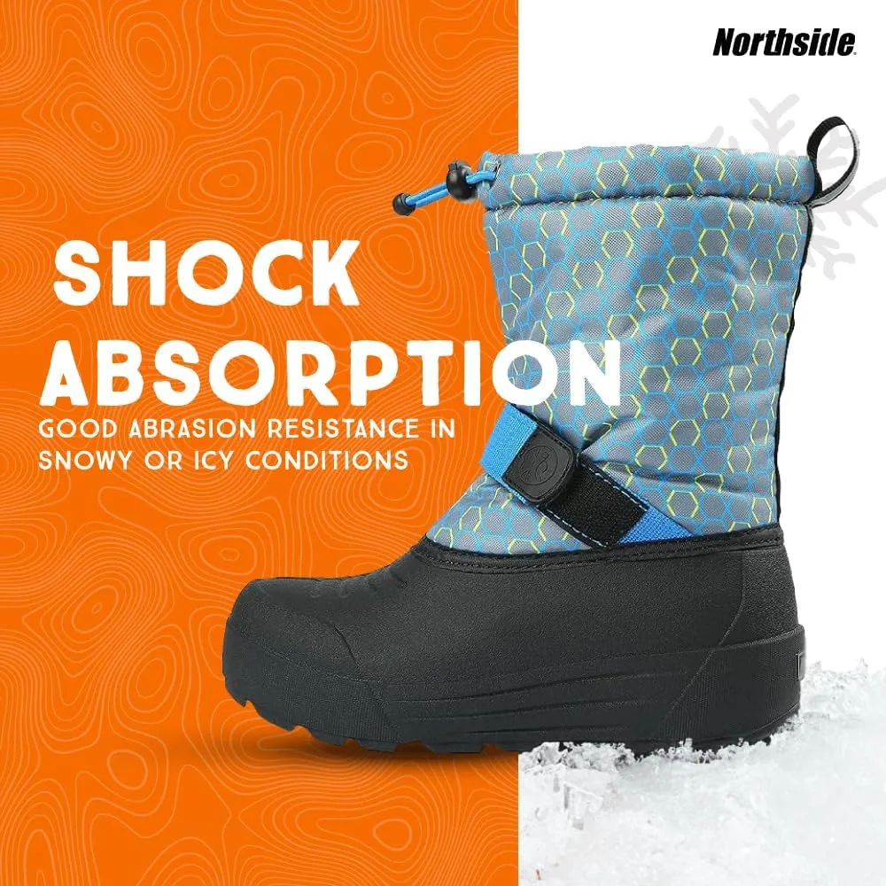 Northside Frosty Insulated Winter Snow Boots for Girls and Boys with Rugged, Water Resistant Nylon Upper, Quick-Drying Lining, Removable EVA Insole, and Durable TPR Outsole