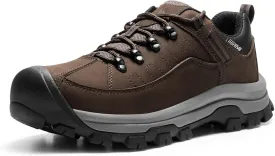NORTIV 8 Men's Waterproof Hiking Shoes Non-Slip Trekking Trail Shoes Lightweight Durable Outdoor Work Shoes Bluff