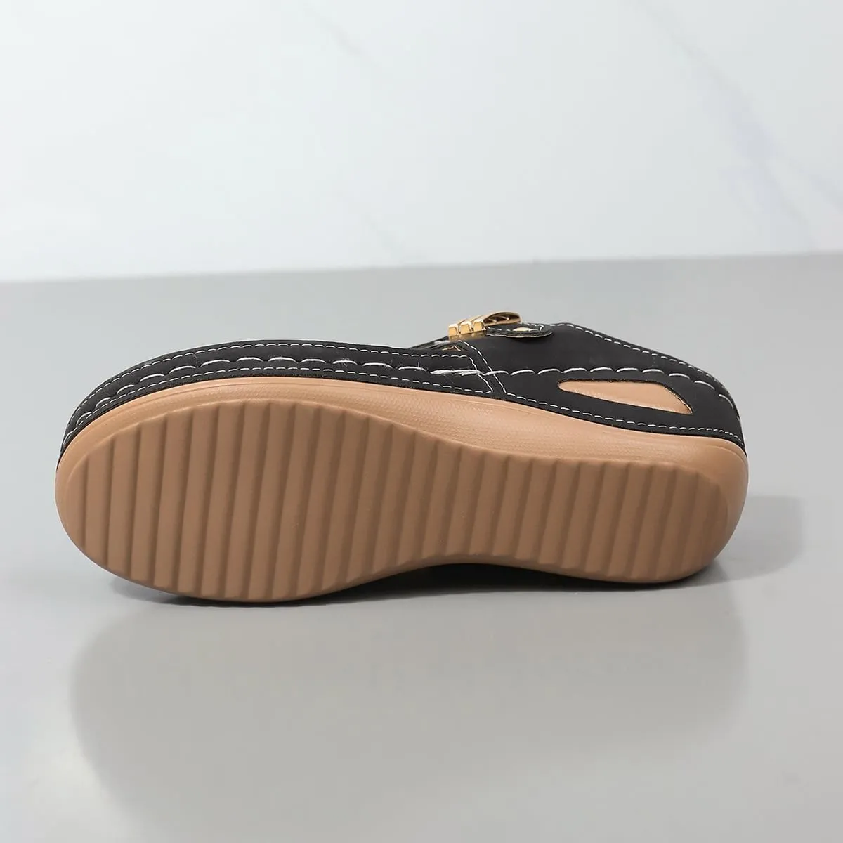 Orthopedic Sandals for Women,2025 Arch Support Wedge Casual Comfortable Orthopedic Flat Open Toe Platform Non-Slip Summer Beach Sandals Dress Shoes
