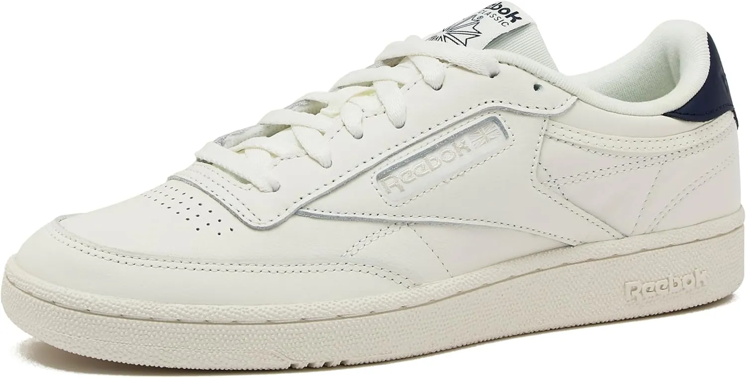 Reebok Men's Club C 85 Tennis Shoes, Casual Fashion White Sneakers