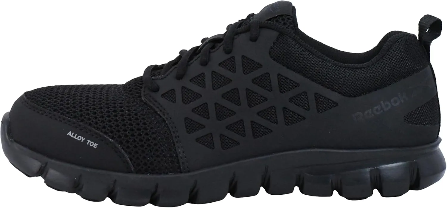 Reebok Work Men's Rb4041 Sublite Cushion Safety Toe Athletic Work Shoe Black