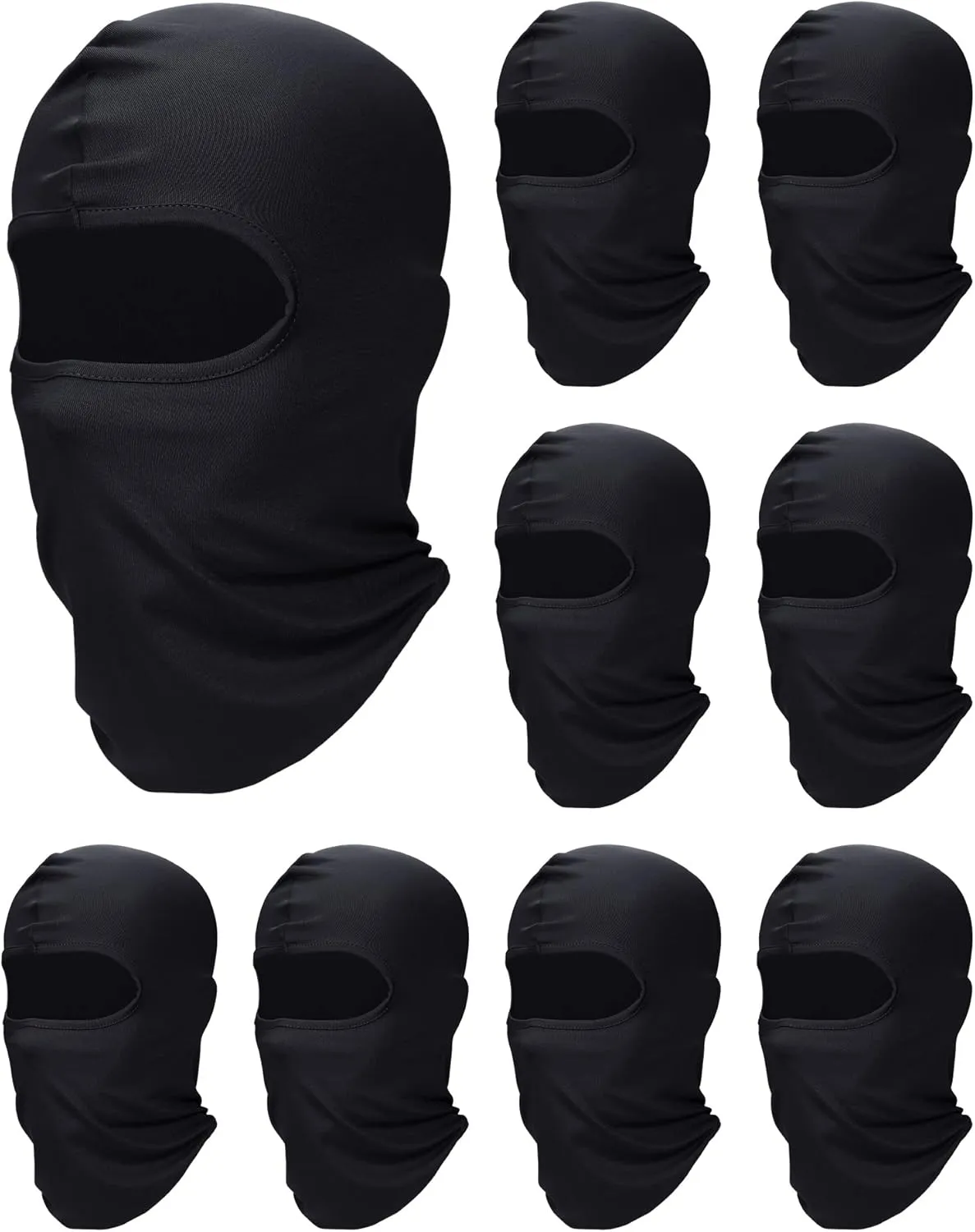 SATINIOR 9 Pcs Ski Mask for Men Full Face Cover UV Sun Protection Cooling Balaclava Neck Gaiter Clothing Scarf Bandana