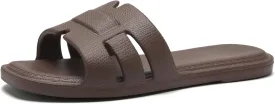Slides for Women Comfortable Open Toe Shower Slippers Waterproof Slide Sandals Indoor and Outdoor