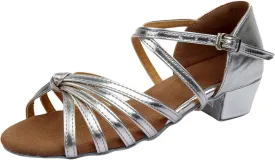 Summer Women Low Heel Sandals Satin Latin Dance Shoes Fashion Cross Straps Open Toe Ballroom Performance Dancing Wedding Shoes