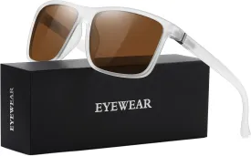 Sunglasses Men Polarized Sunglasses for Mens and Womens,Black Retro Sun Glasses Driving Fishing UV Protection