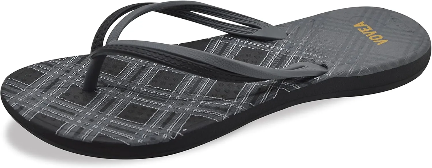 VOVEA Flip Flops For Women Non-Slip Bathroom Shower Shoes Cushion foam Indoor and Outdoor Sandals