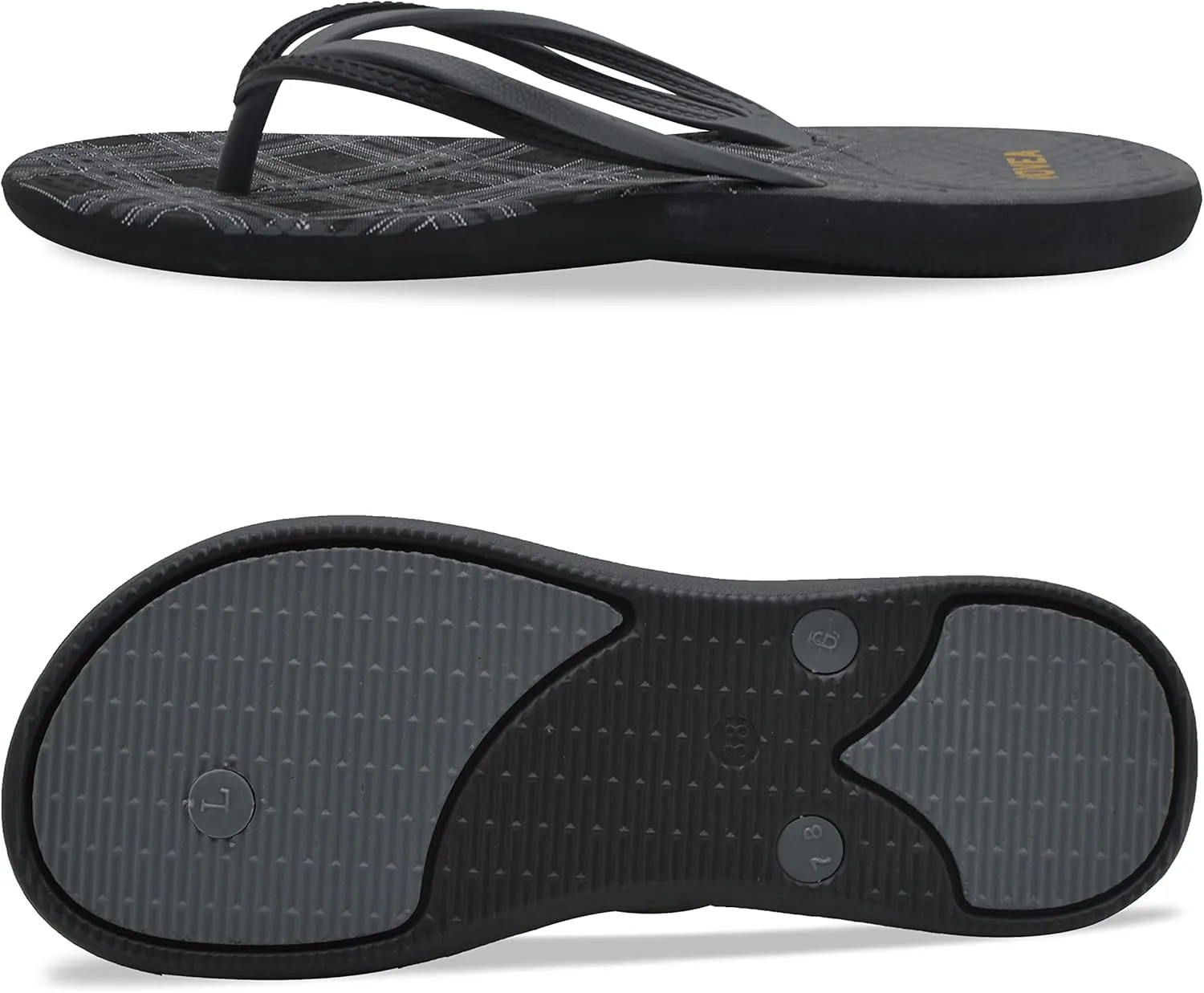 VOVEA Flip Flops For Women Non-Slip Bathroom Shower Shoes Cushion foam Indoor and Outdoor Sandals