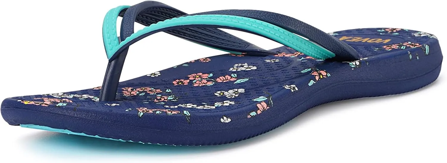 VOVEA Flip Flops For Women Non-Slip Bathroom Shower Shoes Cushion foam Indoor and Outdoor Sandals