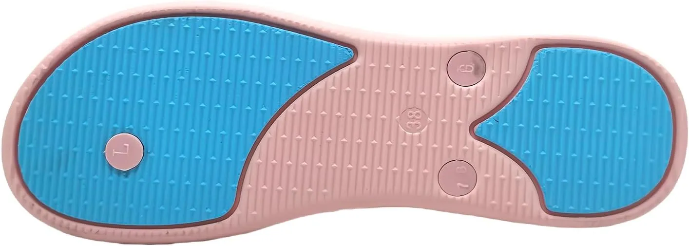 VOVEA Flip Flops For Women Non-Slip Bathroom Shower Shoes Cushion foam Indoor and Outdoor Sandals
