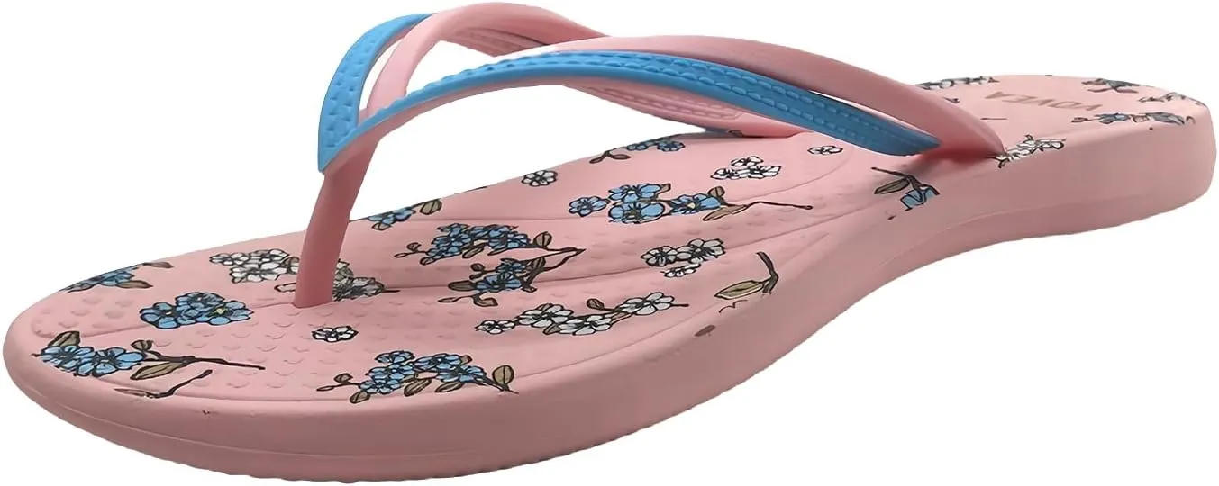 VOVEA Flip Flops For Women Non-Slip Bathroom Shower Shoes Cushion foam Indoor and Outdoor Sandals