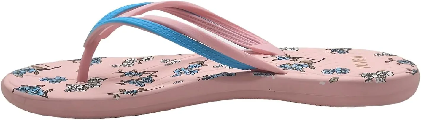 VOVEA Flip Flops For Women Non-Slip Bathroom Shower Shoes Cushion foam Indoor and Outdoor Sandals